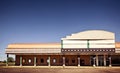 Movie theater building exterior Royalty Free Stock Photo
