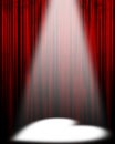 Movie or theater curtain Royalty Free Stock Photo