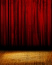 Movie or theater curtain Royalty Free Stock Photo