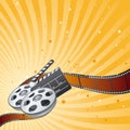 movie theme element Royalty Free Stock Photo