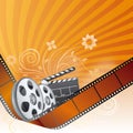 movie theme element Royalty Free Stock Photo