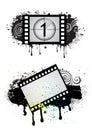 movie theme illustration Royalty Free Stock Photo