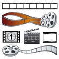 movie themes element Royalty Free Stock Photo