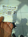 Movie ticket Golden Village theatre