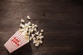 Movie Time Popcorn Royalty Free Stock Photo