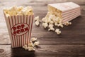 Movie Time Popcorn Royalty Free Stock Photo