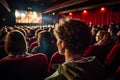 Moviegoer Experiencing Cinema from Audience Perspective generative ai