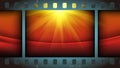 Movies film red light background