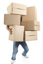 Moving activity Royalty Free Stock Photo