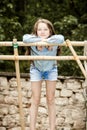 Moving into adulthood. Outdoor portrait of teenage girl. Royalty Free Stock Photo