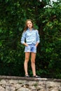 Moving into adulthood. Outdoor portrait of teenage girl. Royalty Free Stock Photo