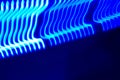 Moving blue leds Royalty Free Stock Photo