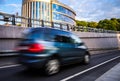 Moving car Royalty Free Stock Photo