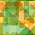Moving colorful transparent arrows, seamless vector pattern