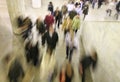 Moving crowd Royalty Free Stock Photo