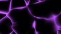 Moving 3d shapes with plasma light. Design. Bright light of plasma energy with moving texture of dark matter. Black 3d Royalty Free Stock Photo