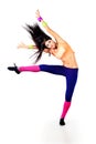 Moving dancer Royalty Free Stock Photo