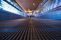 Moving escalator Royalty Free Stock Photo