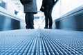 Moving escalator Royalty Free Stock Photo