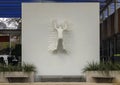 `Moving Figure` by Daniel Arsham in the Design District of Dallas, Texas