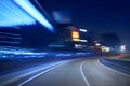 Moving forward motion blur background Royalty Free Stock Photo