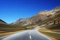 Moving mountains road Royalty Free Stock Photo