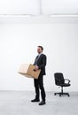 Moving into a new office Royalty Free Stock Photo