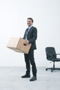 Moving into a new office Royalty Free Stock Photo