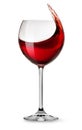 Moving red wine Royalty Free Stock Photo