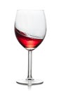 Moving red wine glass Royalty Free Stock Photo