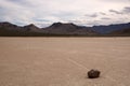 Moving Rocks, Death Valley NP, California, USA Royalty Free Stock Photo