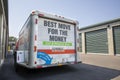 Moving stuff from storage into the uhaul Royalty Free Stock Photo