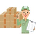 Moving supplier Royalty Free Stock Photo