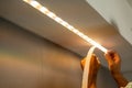 Moving to a new house. Diode lighting installation, how to install led strip for lighting correctly into aluminium bar