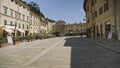 Moving view of the medieval Tuscan village of Cetona.