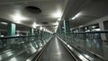 Moving walkway in the airport of Seoul Royalty Free Stock Photo