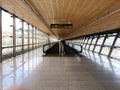 Moving walkway at Malaga Airport