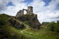 Mow Cop Castle ruins during the day time in Cheshire, England