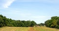 Work in the hay field in Missouri Royalty Free Stock Photo