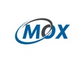 MOX letter creative modern elegant logo design Royalty Free Stock Photo