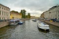 Moyka river. Saint Petersburg. Russia.