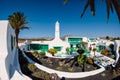 Mozaga, Lanzarote, Spain - 2020, March 4. Casa Museo del Campesino or Agricultural Museum designed by the famous artist Cesar