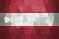 Mozaic background or texture with blending Austria flag Royalty Free Stock Photo