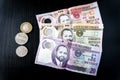 Mozambican metical - banknotes and coins from Mozambique Royalty Free Stock Photo