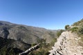Mozarab trail in Vall de Laguart, Alicante Province, Spain