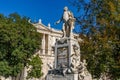 Mozart Monument dedicated to Wolfgang Amadeus Mozart in Vienna, Austria Royalty Free Stock Photo