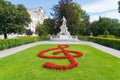 Mozart monument in Vienna Royalty Free Stock Photo