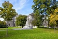 Mozart statue in the Burggarten park Royalty Free Stock Photo