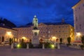 Mozart statue in Mozartplatz, Salzburg, Austria