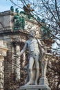 Mozart statue at Neue Burg building